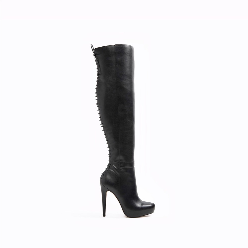 Bebe over the knee suede boots size 6